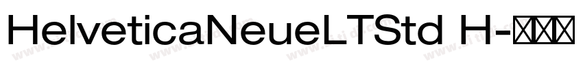 HelveticaNeueLTStd H字体转换